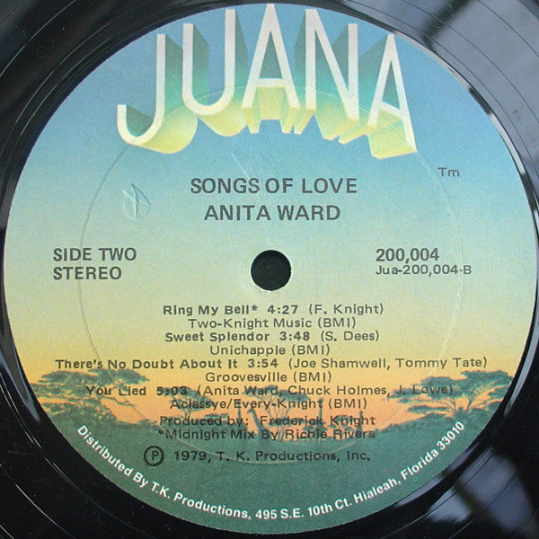 Anita Ward : Songs Of Love (LP,Album)