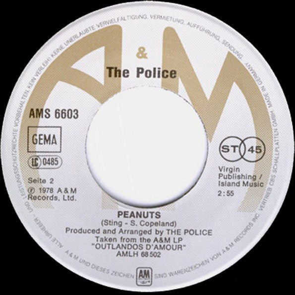 Police, The : Roxanne (7",45 RPM,Single)