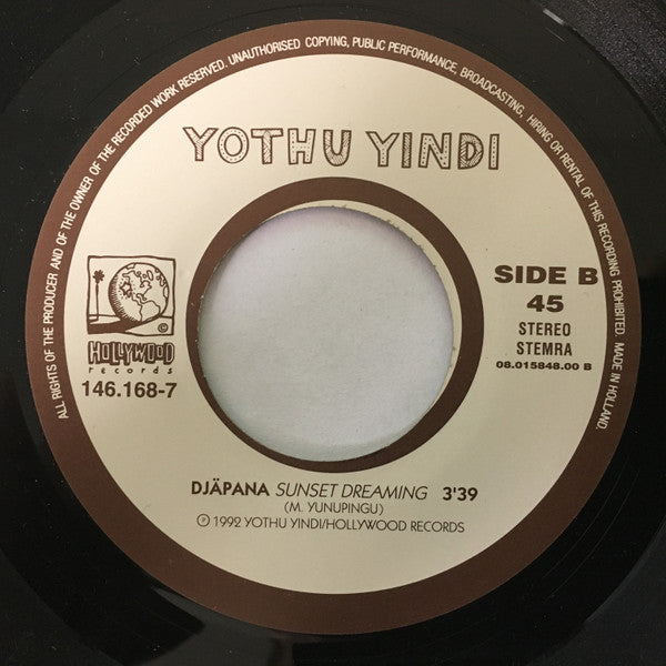 Yothu Yindi : Djäpana (Sunset Dreaming) (7",Single)