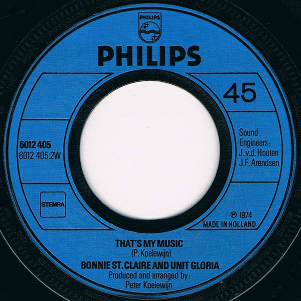 Bonnie St. Claire & Unit Gloria : Voulez-vous (7",Single,45 RPM)