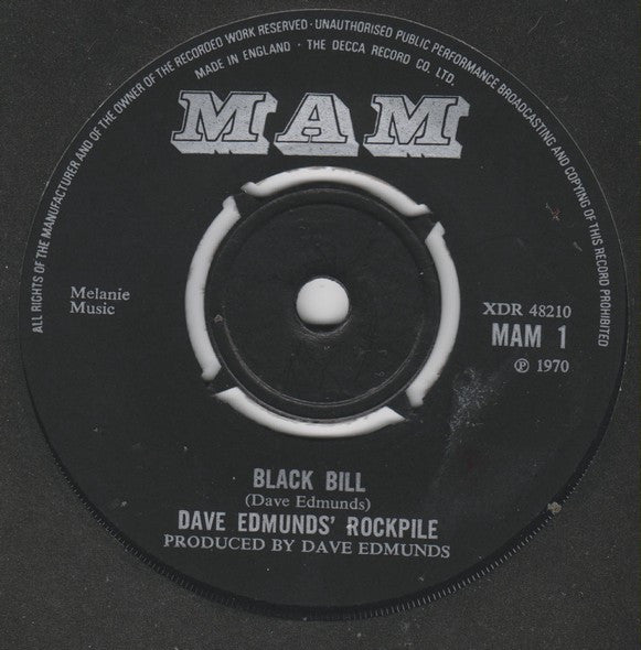 Dave Edmunds : I Hear You Knocking / Black Bill (7", Single)