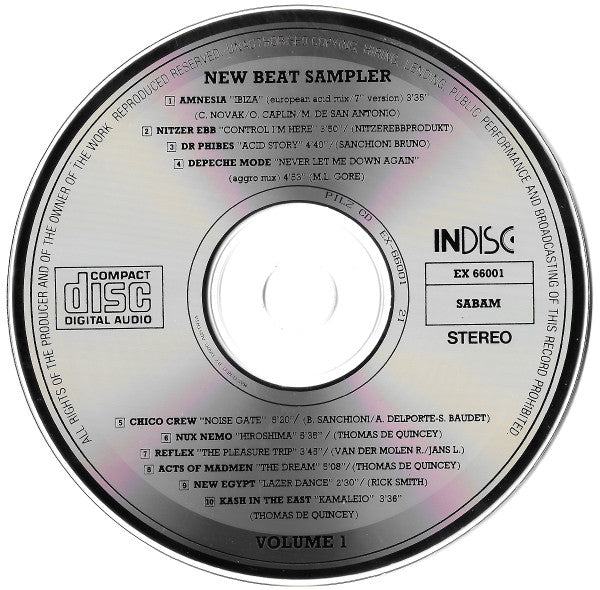 Various : New Beat Sampler (Volume 1) (Compilation,Sampler)