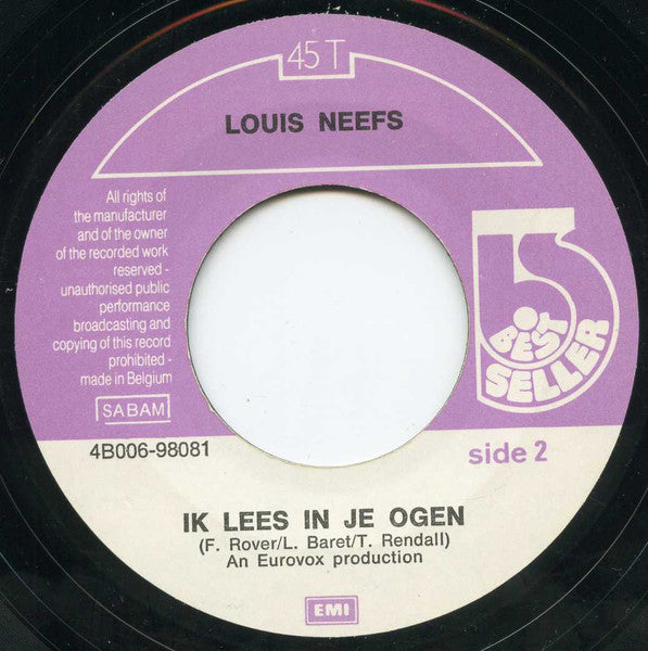 Louis Neefs : Sixteen Tons (7",45 RPM,Single)