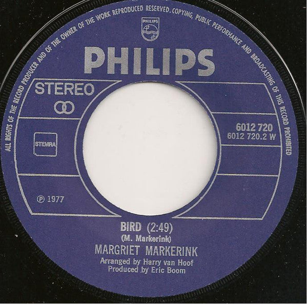 Margriet Markerink : Crazy Life / Bird (7",Single,45 RPM)