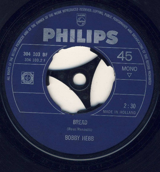 Bobby Hebb : Sunny (7",45 RPM,Single,Mono)