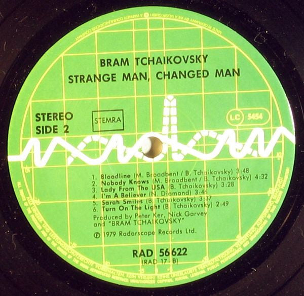 Bram Tchaikovsky : Strange Man, Changed Man (LP,Album)