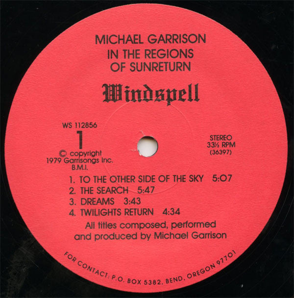 Michael Garrison : In The Regions Of Sunreturn (LP, Album)