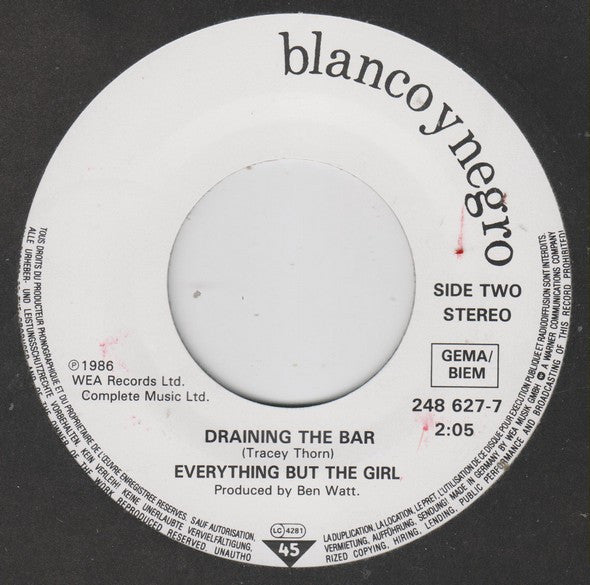 Everything But The Girl : Come On Home (7",Single,45 RPM)