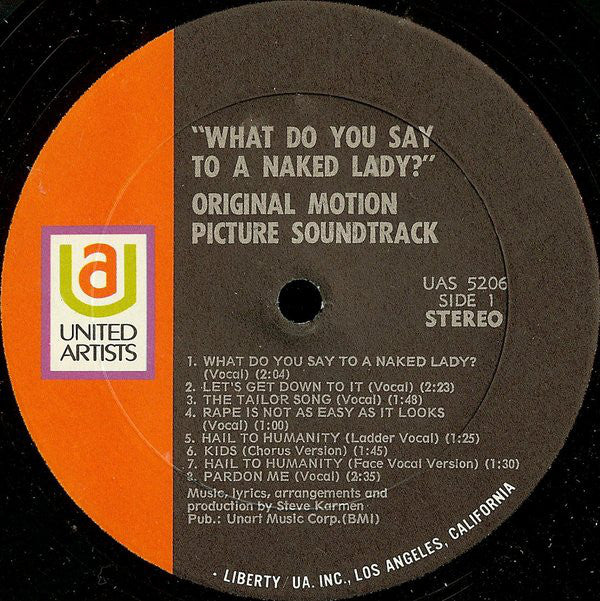 Steve Karmen : "What Do You Say To A Naked Lady?" (LP)