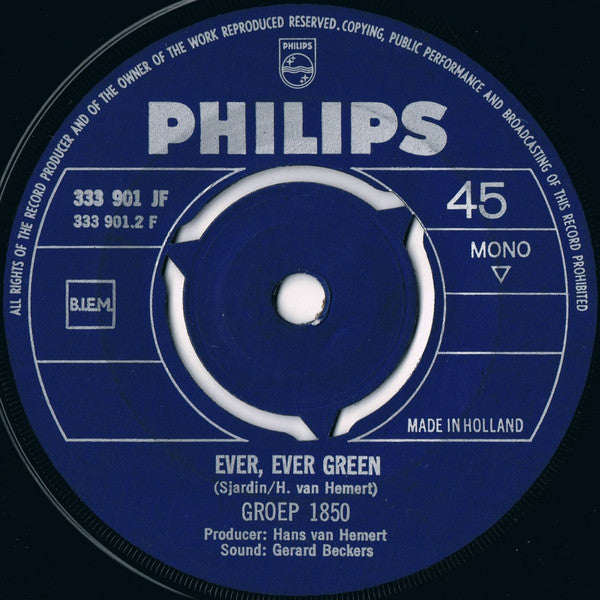 Group 1850 : Mother No-Head / Ever, Ever Green (7",45 RPM,Single,Mono)