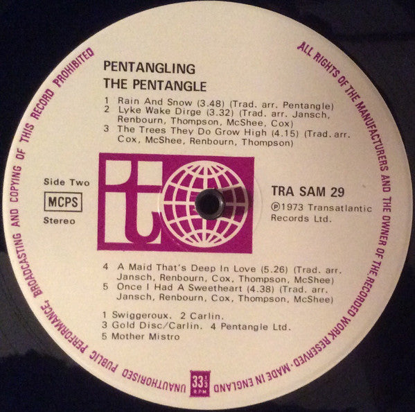 Pentangle : Pentangling (LP,Compilation)