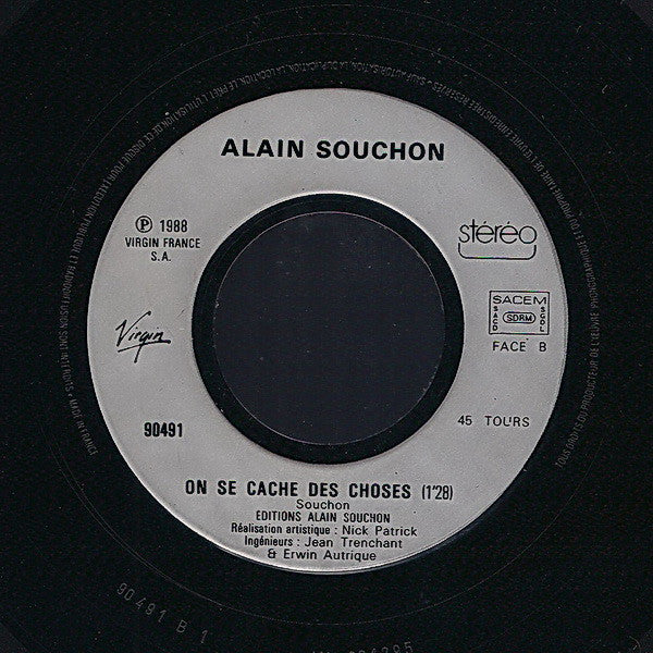 Alain Souchon : Quand J'Serai K.O. (7", Single)