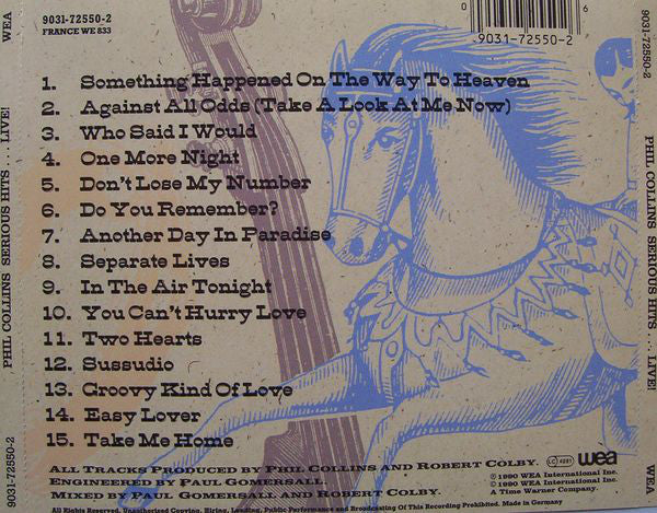 Phil Collins : Serious Hits...Live! (Album)