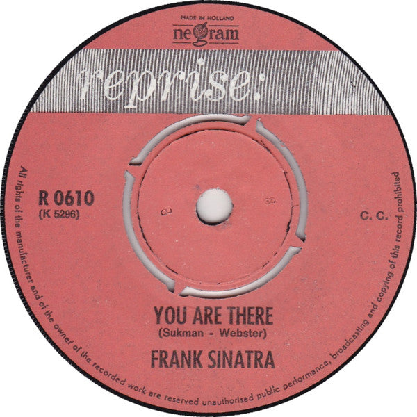 Frank Sinatra : The World We Knew (Over And Over) (7",Single)