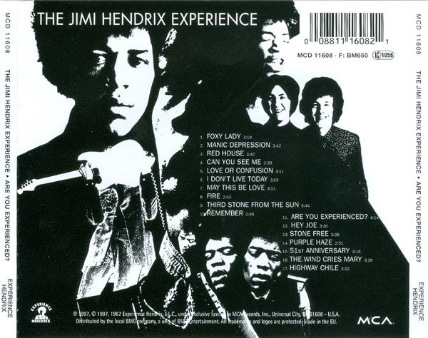 The Jimi Hendrix Experience : Are You Experienced? (CD, Album, RE, RM, Dis)