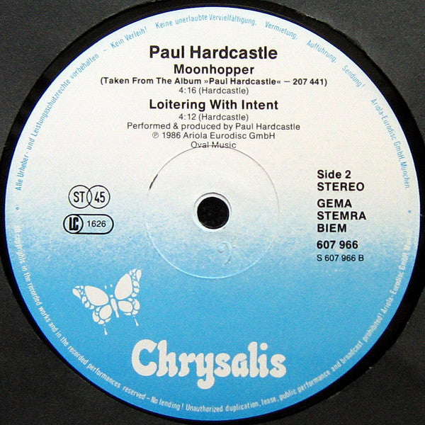 Paul Hardcastle : Don't Waste My Time (12",45 RPM,Maxi-Single,Stereo)