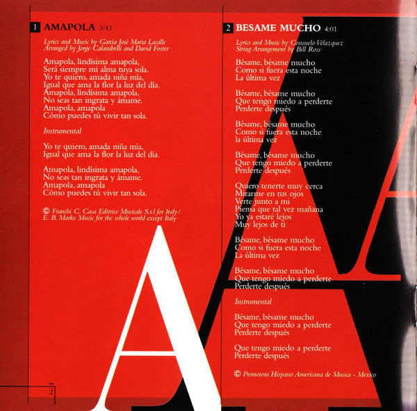 Andrea Bocelli : Amore (Album)