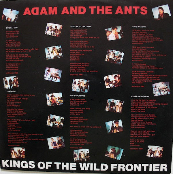 Adam And The Ants : Kings Of The Wild Frontier (LP,Album,Stereo)