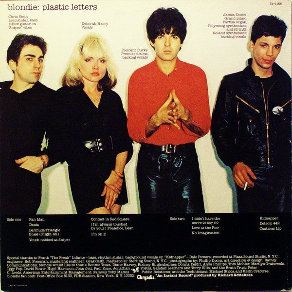 Blondie : Plastic Letters (LP,Album,Stereo)