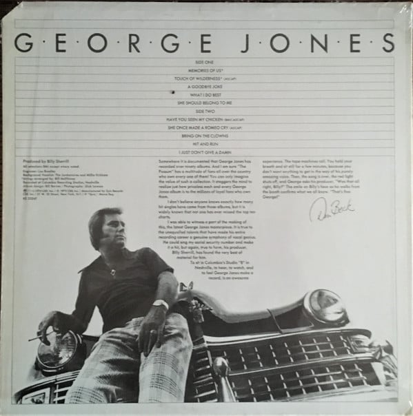George Jones (2) : Memories Of Us (LP, Album)