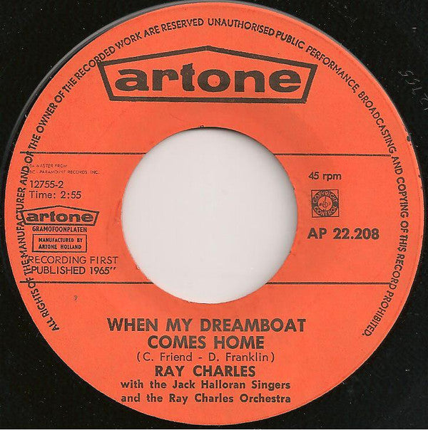 Ray Charles : Crying Time (7",45 RPM,Single)