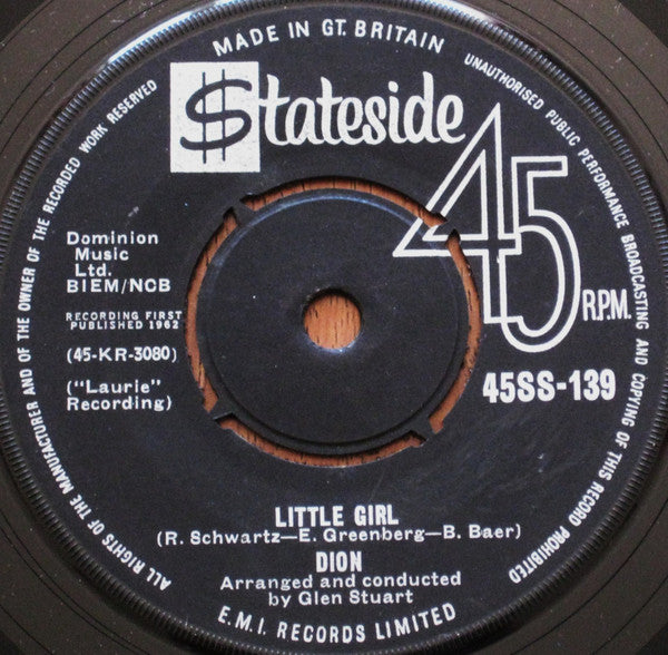 Dion (3) : Love Came To Me (7", Single)