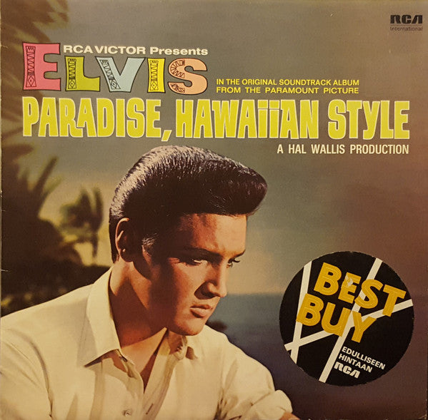 Elvis Presley : Paradise, Hawaiian Style (LP, Album, RE, EMI)