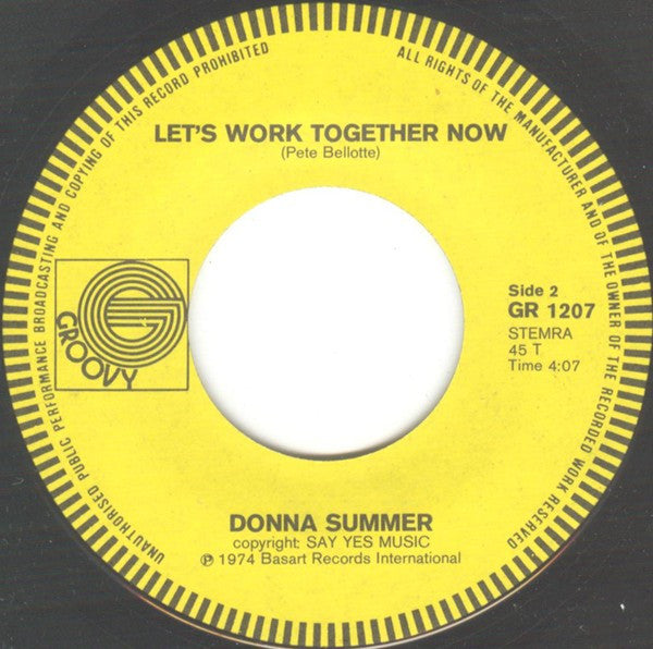 Donna Summer : The Hostage (7",45 RPM,Single)