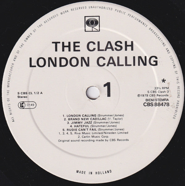 Clash, The : London Calling (LP,Album,Stereo)