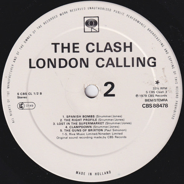 Clash, The : London Calling (LP,Album,Stereo)