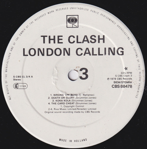 Clash, The : London Calling (LP,Album,Stereo)