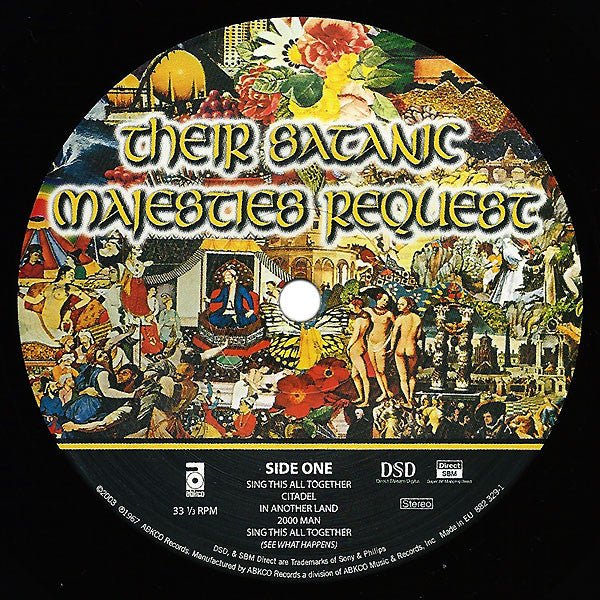 Rolling Stones, The : Their Satanic Majesties Request (LP,Album,Reissue,Remastered,Stereo)