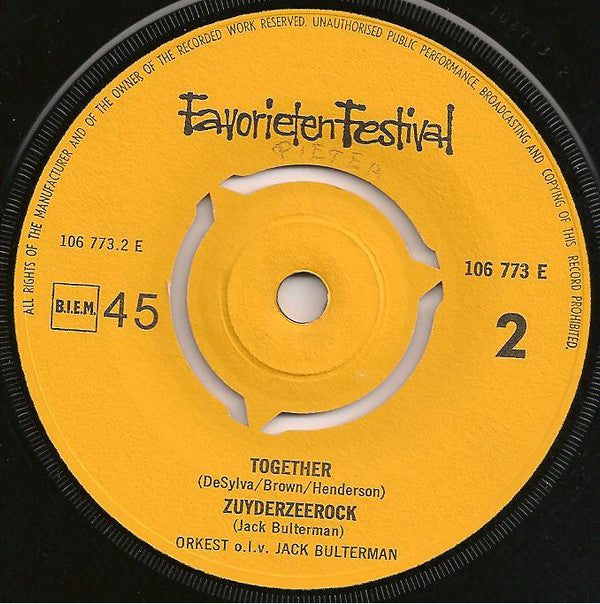 Poppy And Her Popcats And Orkest o.l.v. Jack Bulterman : Toppers Voor Teeners (7",45 RPM,EP,Promo)