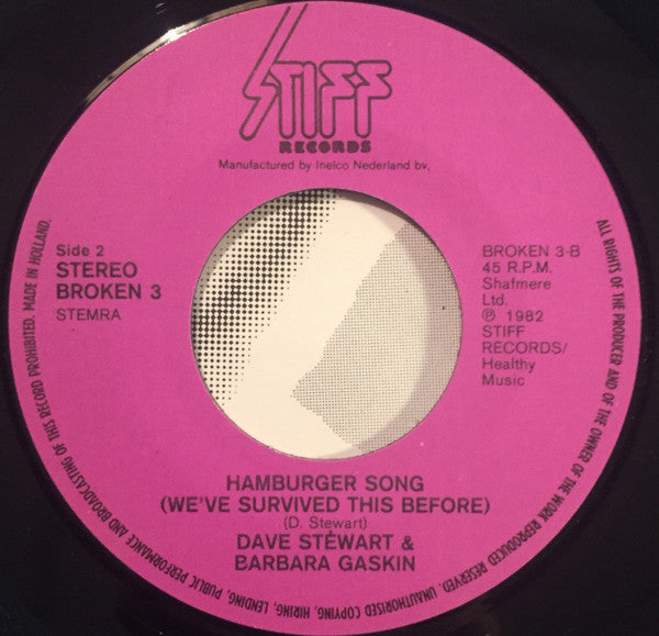 Dave Stewart And Barbara Gaskin* : Johnny Rocco (7")