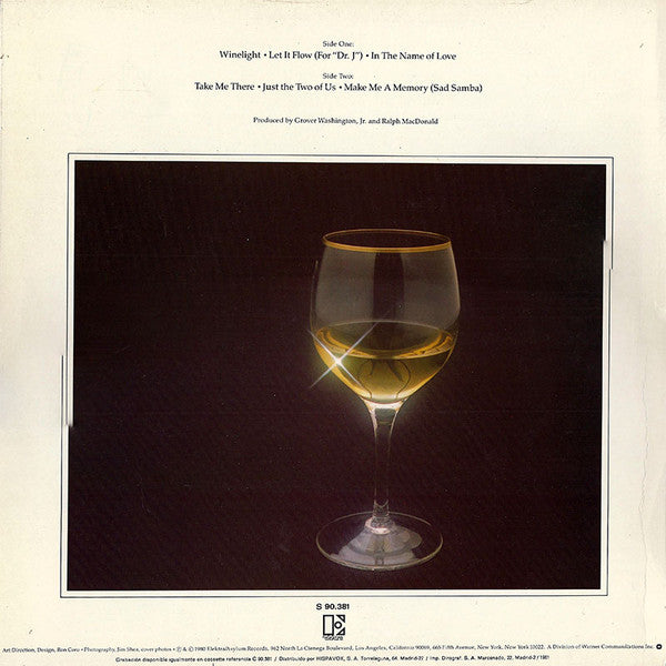 Grover Washington, Jr. : Winelight (LP, Album)