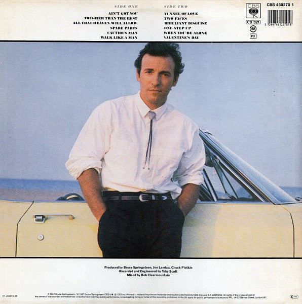 Bruce Springsteen : Tunnel Of Love (LP,Album,Stereo)