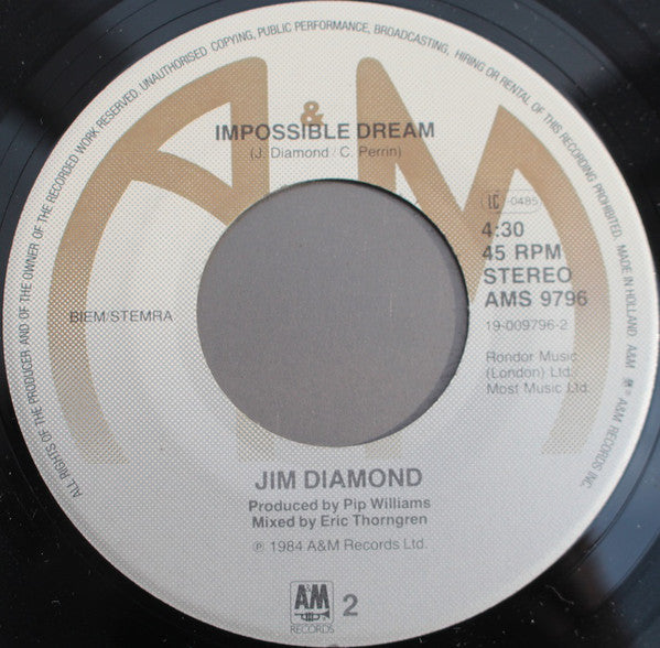 Jim Diamond : I Should Have Known Better (7",45 RPM,Single)