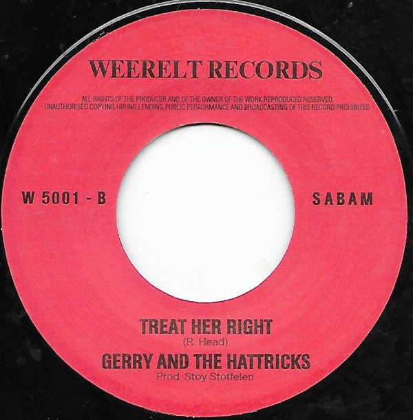 Gerry And The Hattricks : Le Téléfon (7")