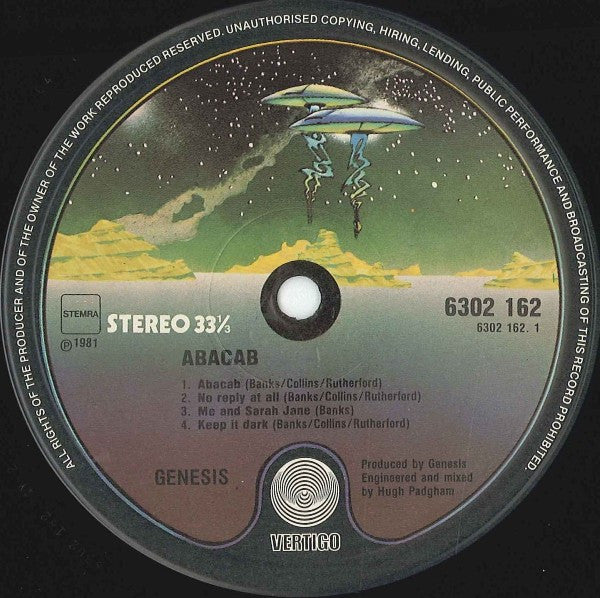 Genesis : Abacab (LP,Album,Stereo)