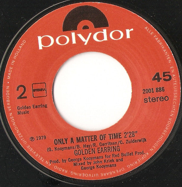 Golden Earring : Weekend Love (7",45 RPM,Single,Stereo)