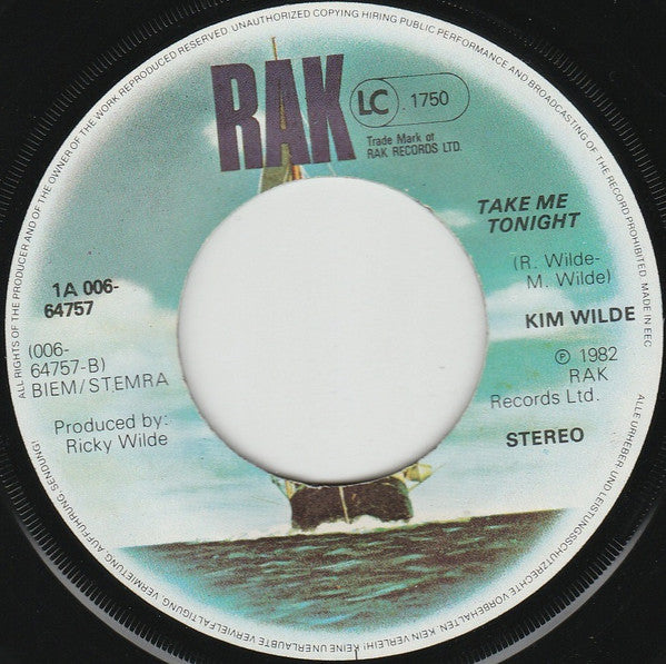 Kim Wilde : View From A Bridge (7",45 RPM,Single,Stereo)