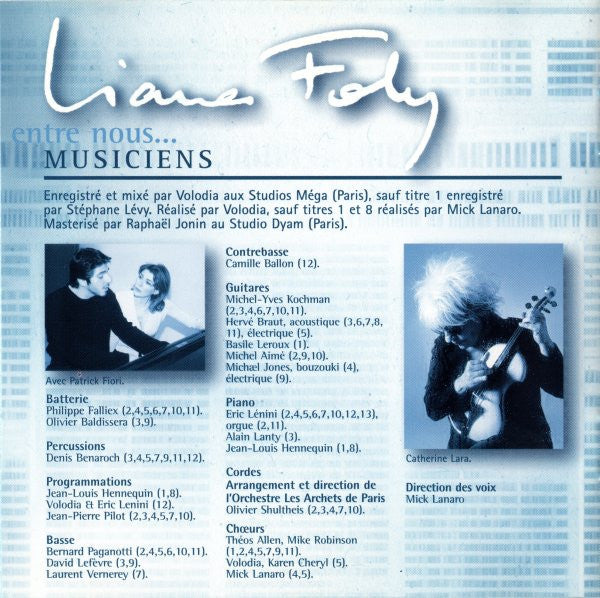 Liane Foly : Entre Nous... (Album)