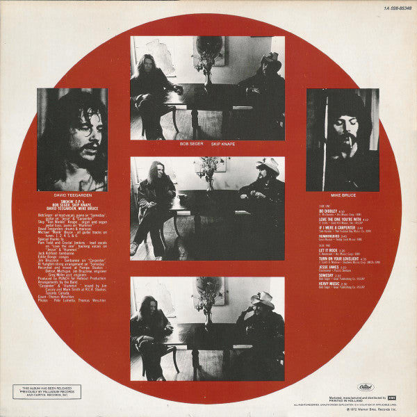 Bob Seger : Smokin' O.P.'S (LP,Album,Reissue)