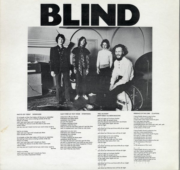 Blind Faith (2) : Blind Faith (LP,Album,Stereo)