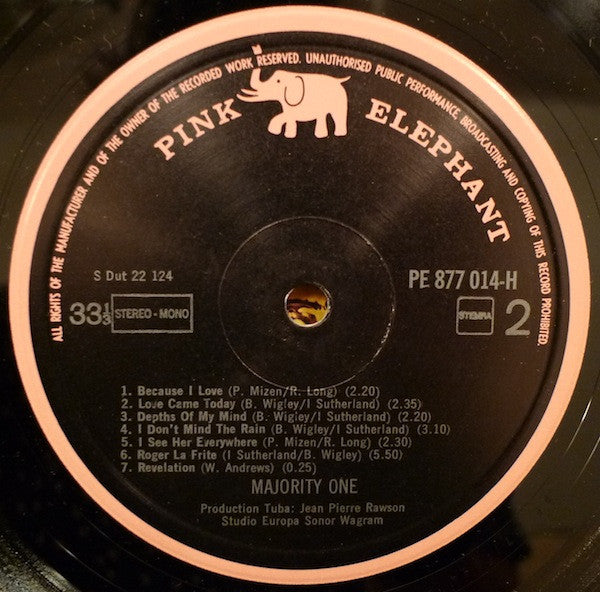 Majority One : Majority One (LP,Album)