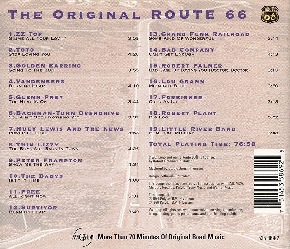 Various : The Original Route 66 (Compilation)