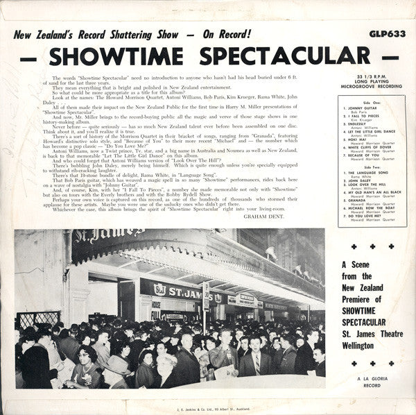 Harry M. Miller : Presents Showtime Spectacular (LP,Mono)