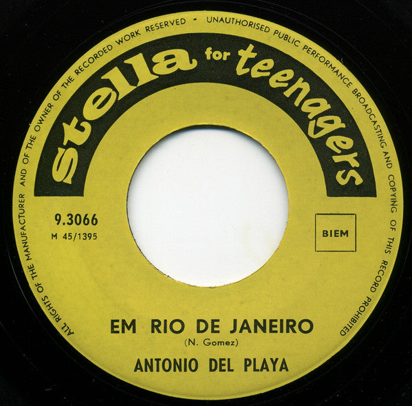 Antonio Del Playa : Brigitte Bardot (7",45 RPM,Single)