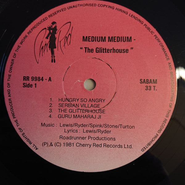Medium Medium : The Glitterhouse (LP,Album)