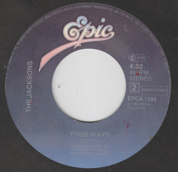 Jacksons, The : Walk Right Now (7",45 RPM,Single)